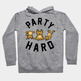 Party Hard Funny Yoga Hoodie